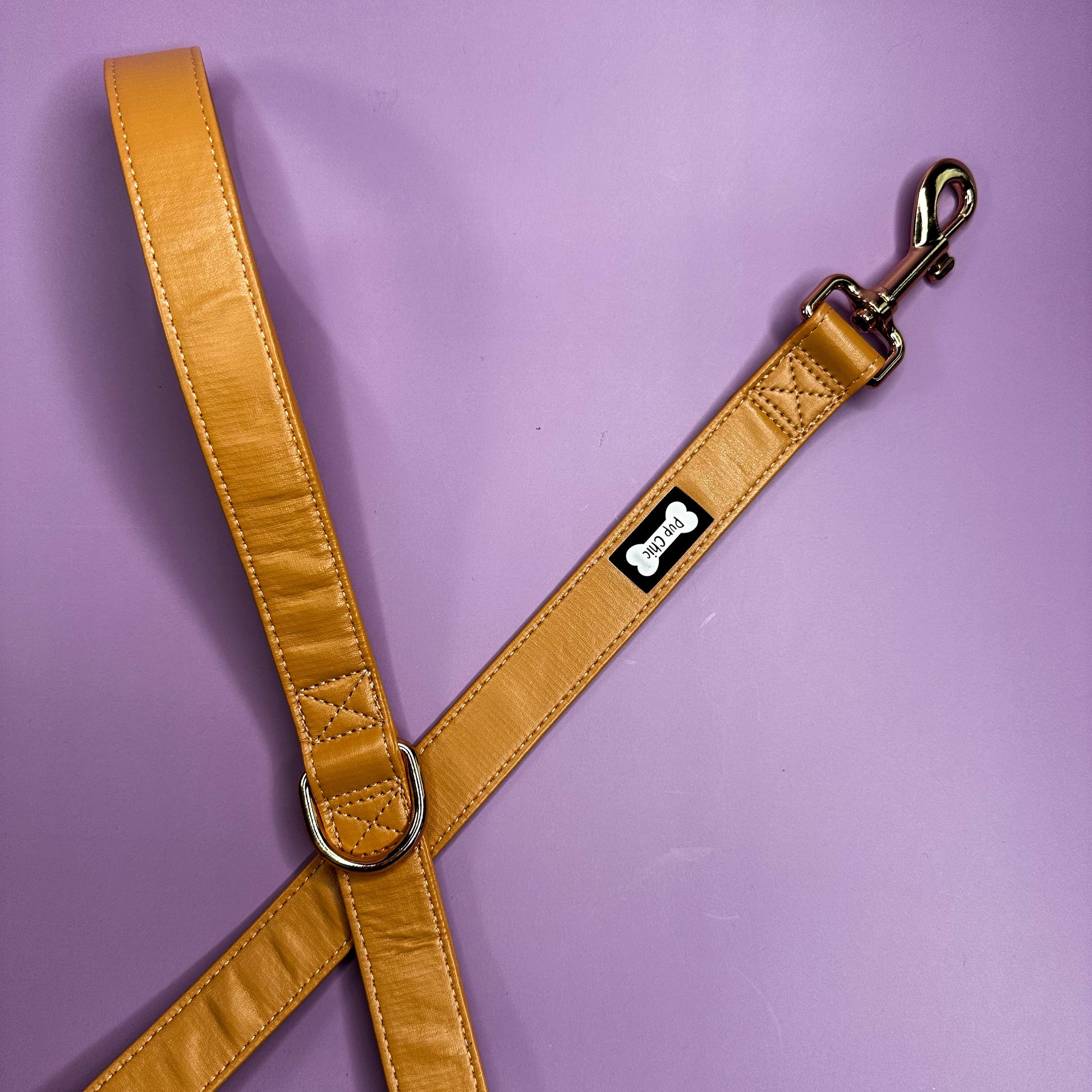 Alfresco Pup vegan leather 5ft dog lead - The Bark Market