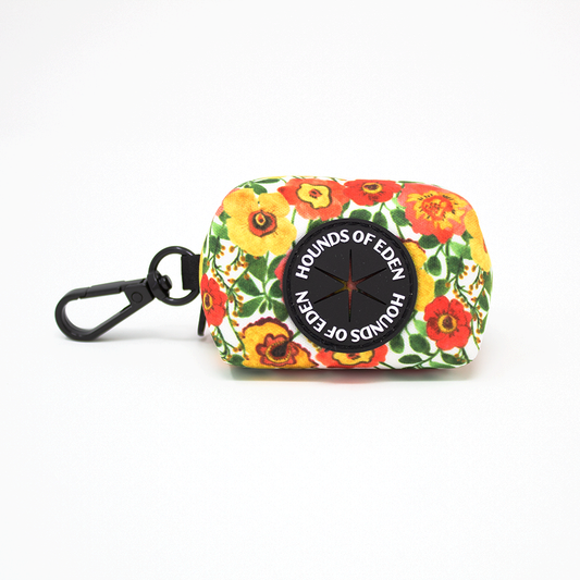 Autumn Blossom - Floral Poppy Poop Bag Holder - The Bark Market
