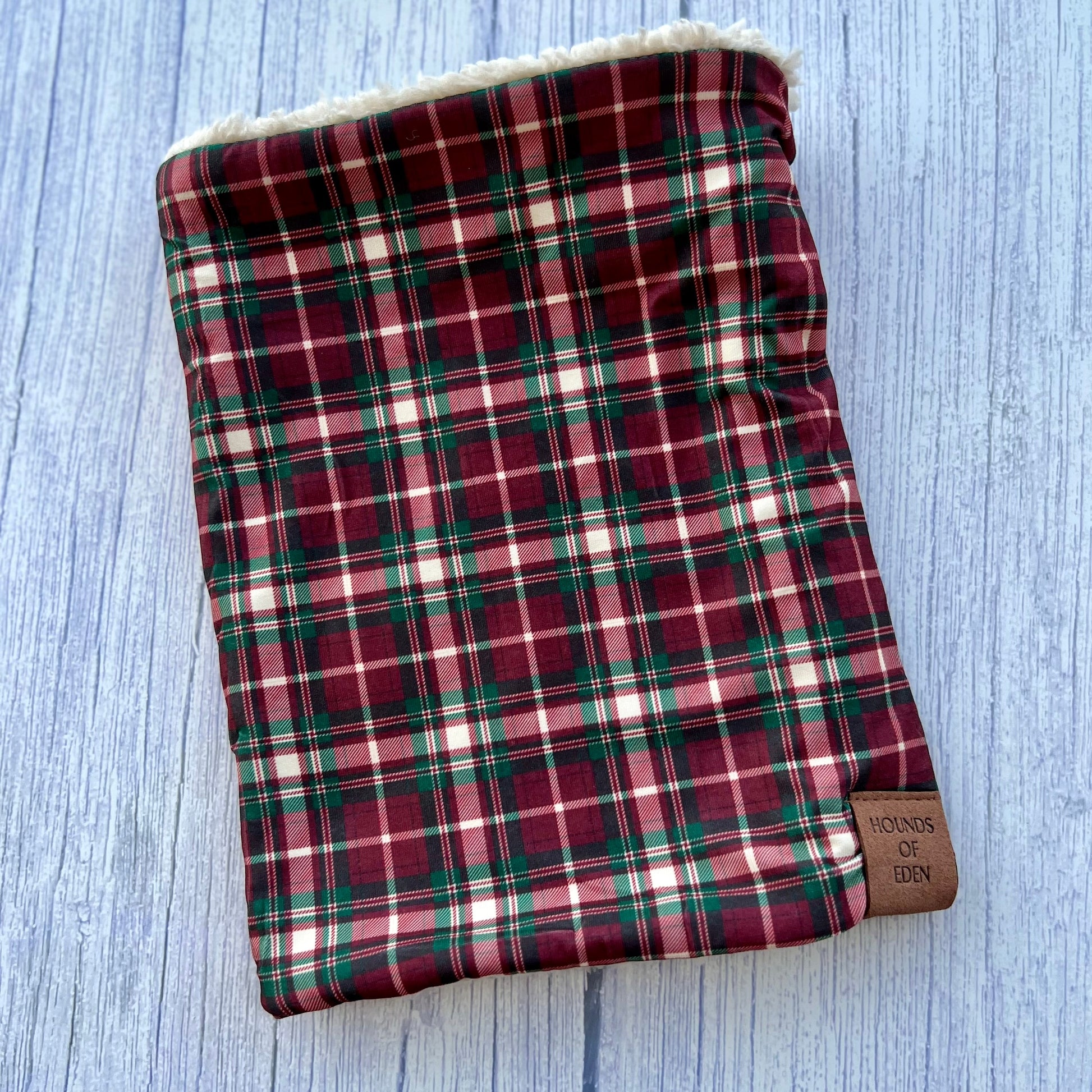 Tartan Me Up - Red & Cream Tartan Dog Snood - The Bark Market