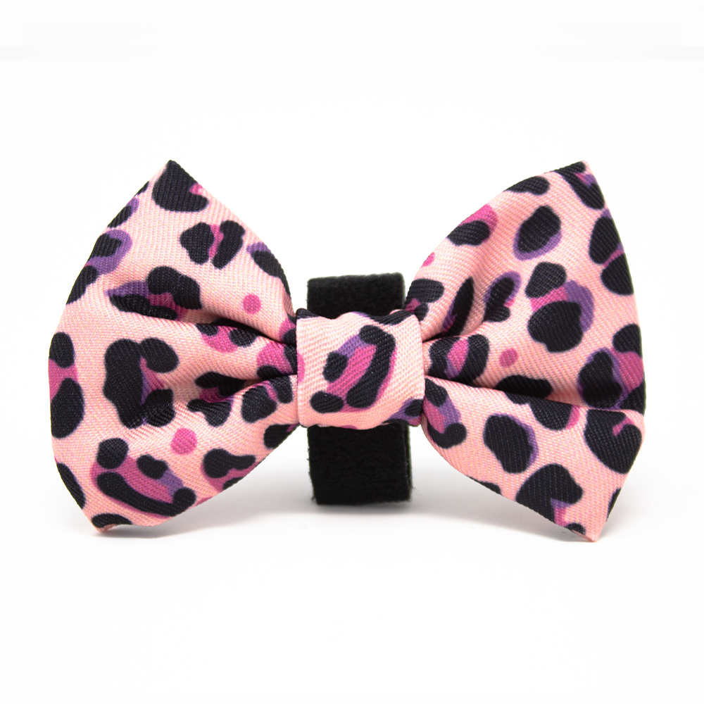 Blushing Leopard Bow Tie - The Bark Market