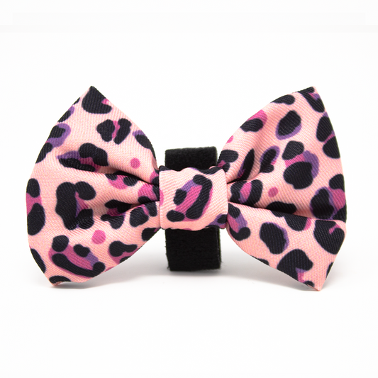 Blushing Leopard Bow Tie - The Bark Market
