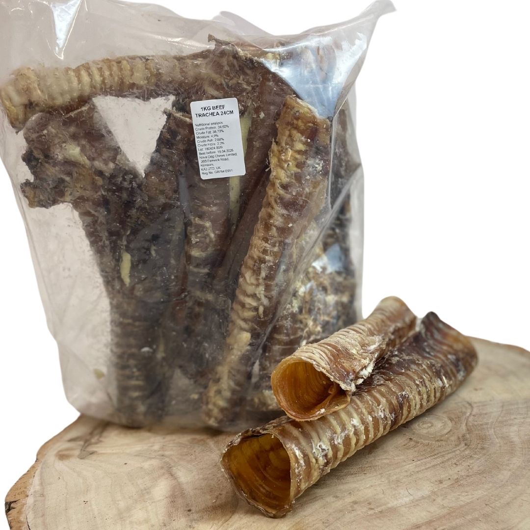 Beef Trachea 24cm Natural Dog Treat - The Bark Market