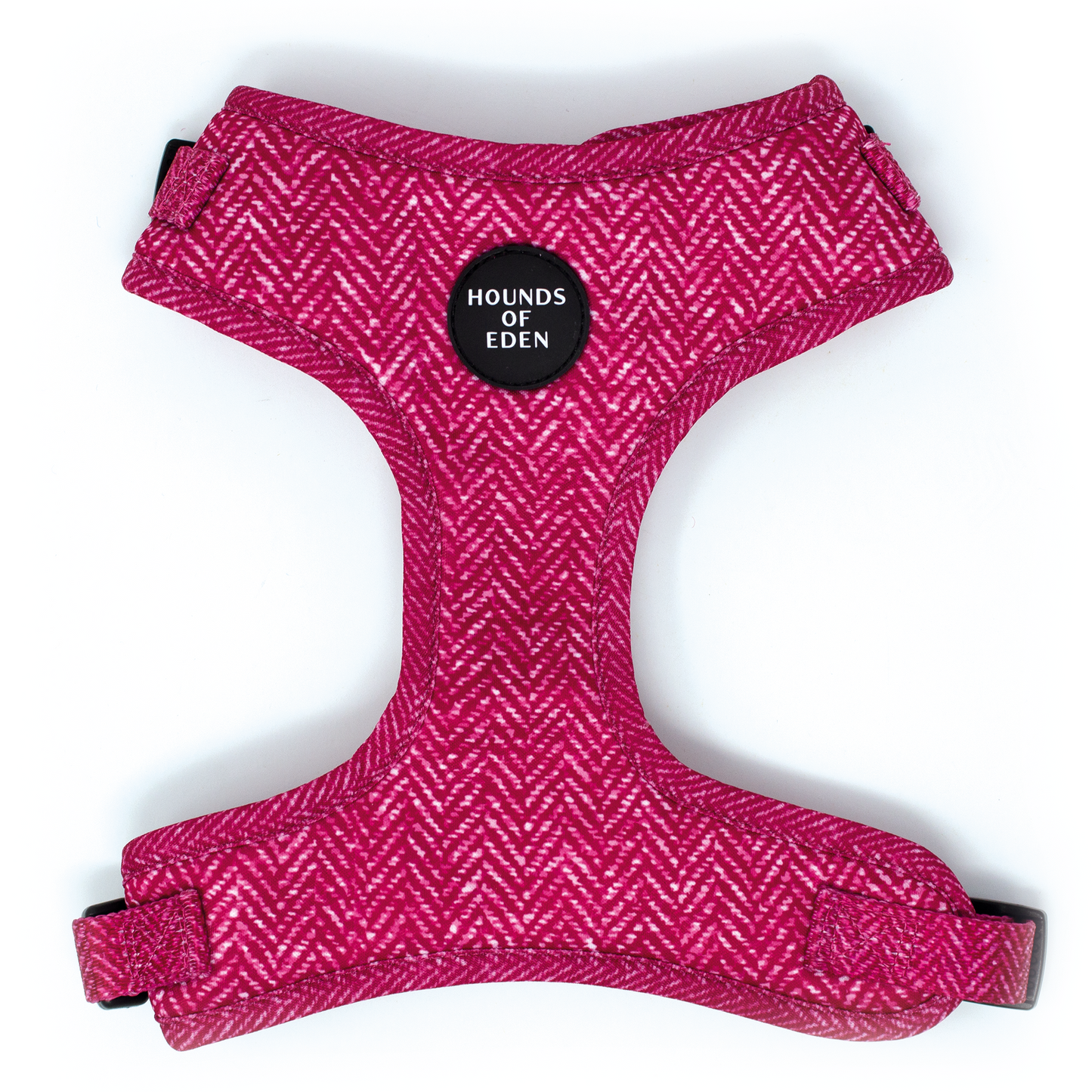 'Bella' - Pink Herringbone Dog Harness - The Bark Market