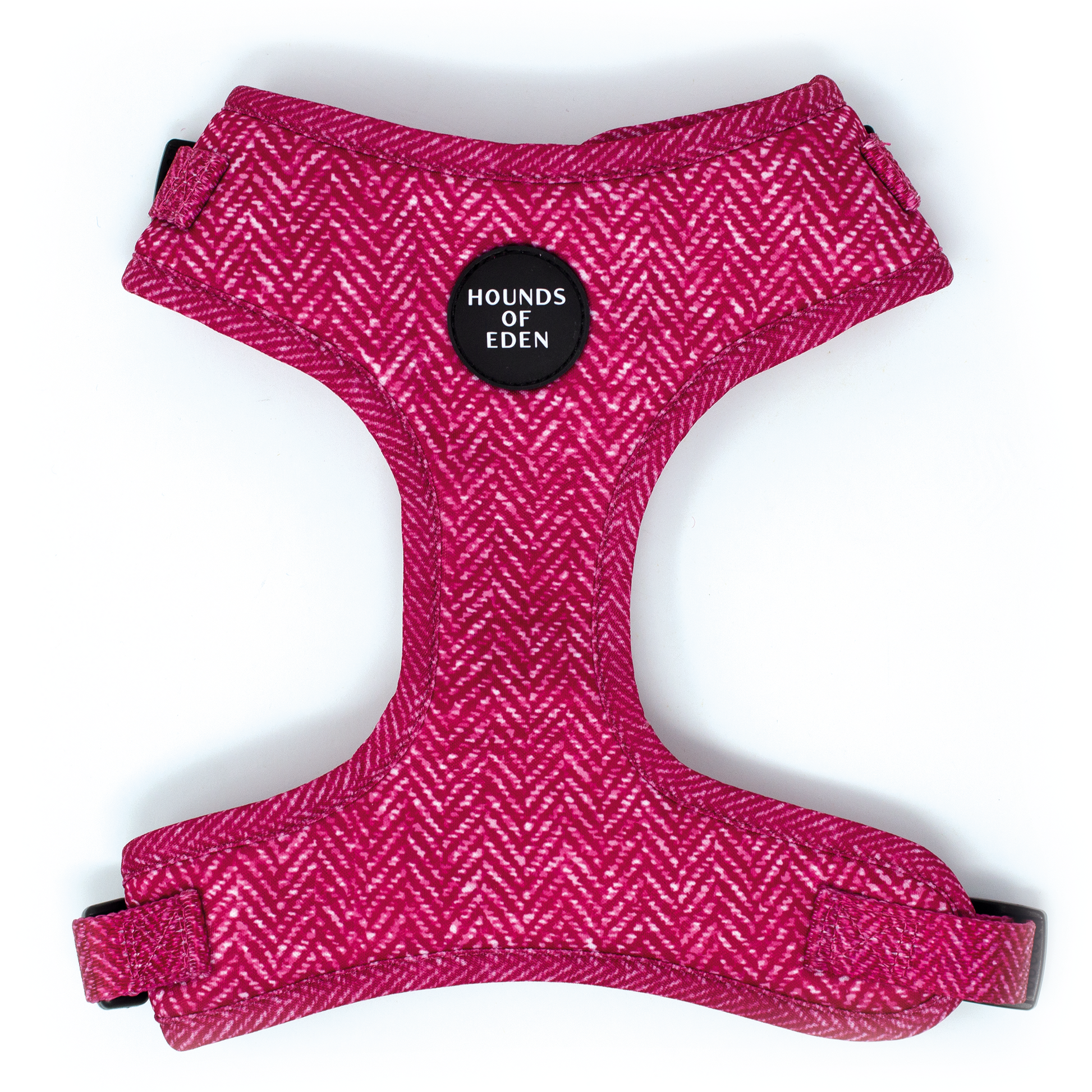 'Bella' - Pink Herringbone Dog Harness - The Bark Market