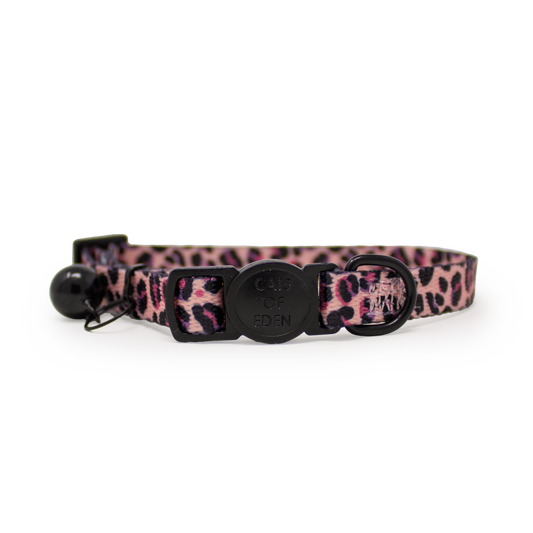 Blushing Leopard - Cat Collar, One Size - The Bark Market