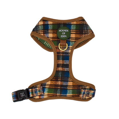 Oak Forest Plaid Dog Harness (XXS-XS) - The Bark Market