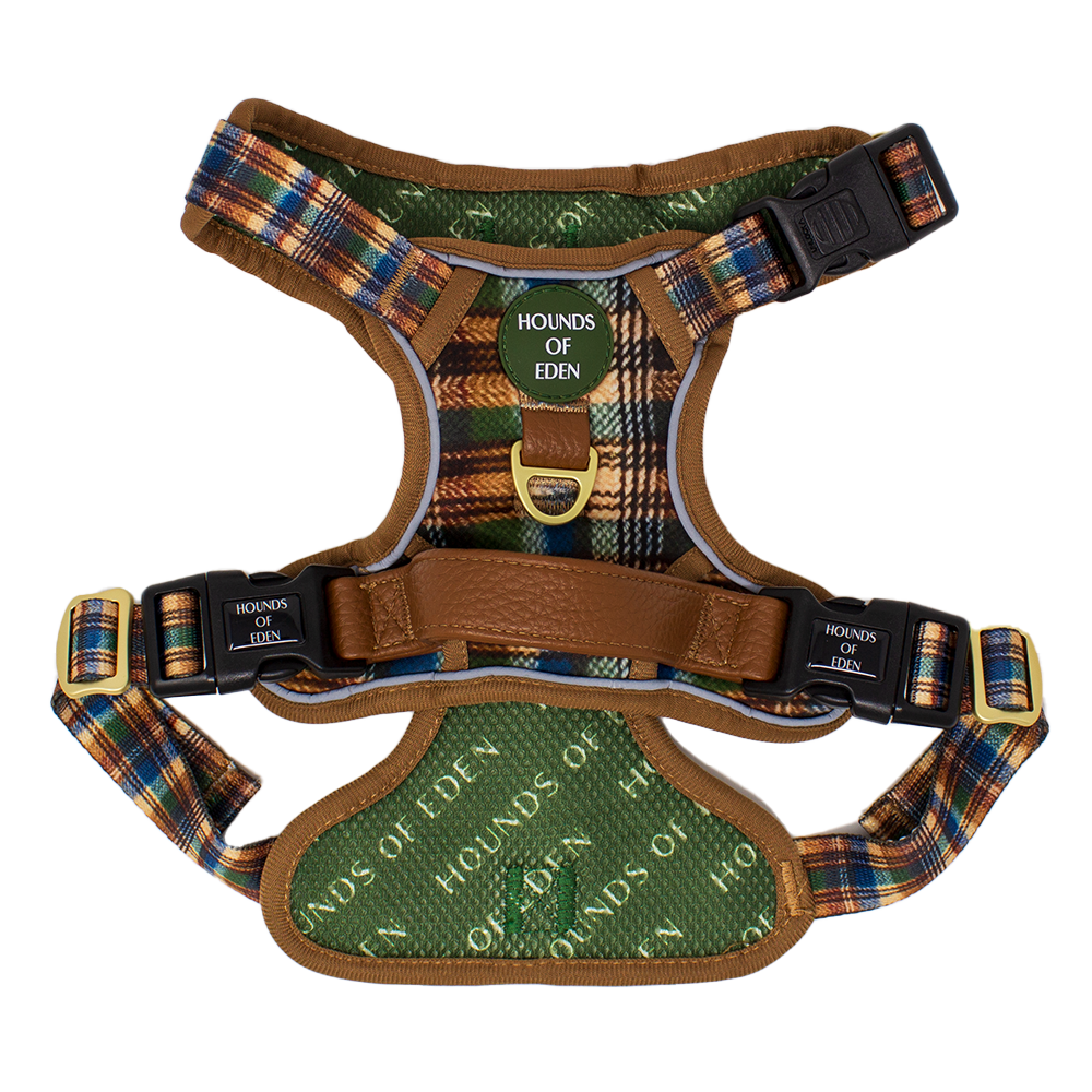 Oak Forest Plaid Supaw Strong Lite™ Dog Harness (XS-XL) - The Bark Market