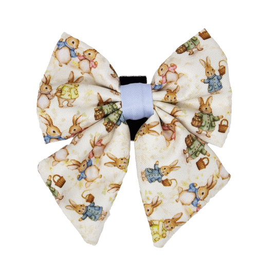 Bunny Tales - Blue, Sailor Bow Tie - The Bark Market
