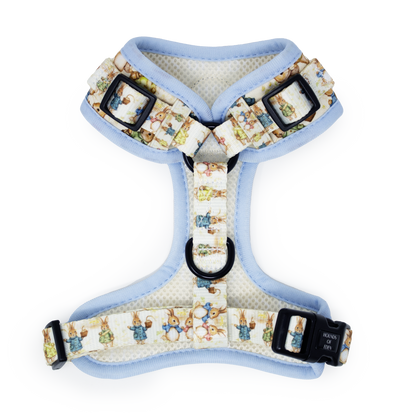 Bunny Tales - Blue, Dog Harness (XXS-XS)
