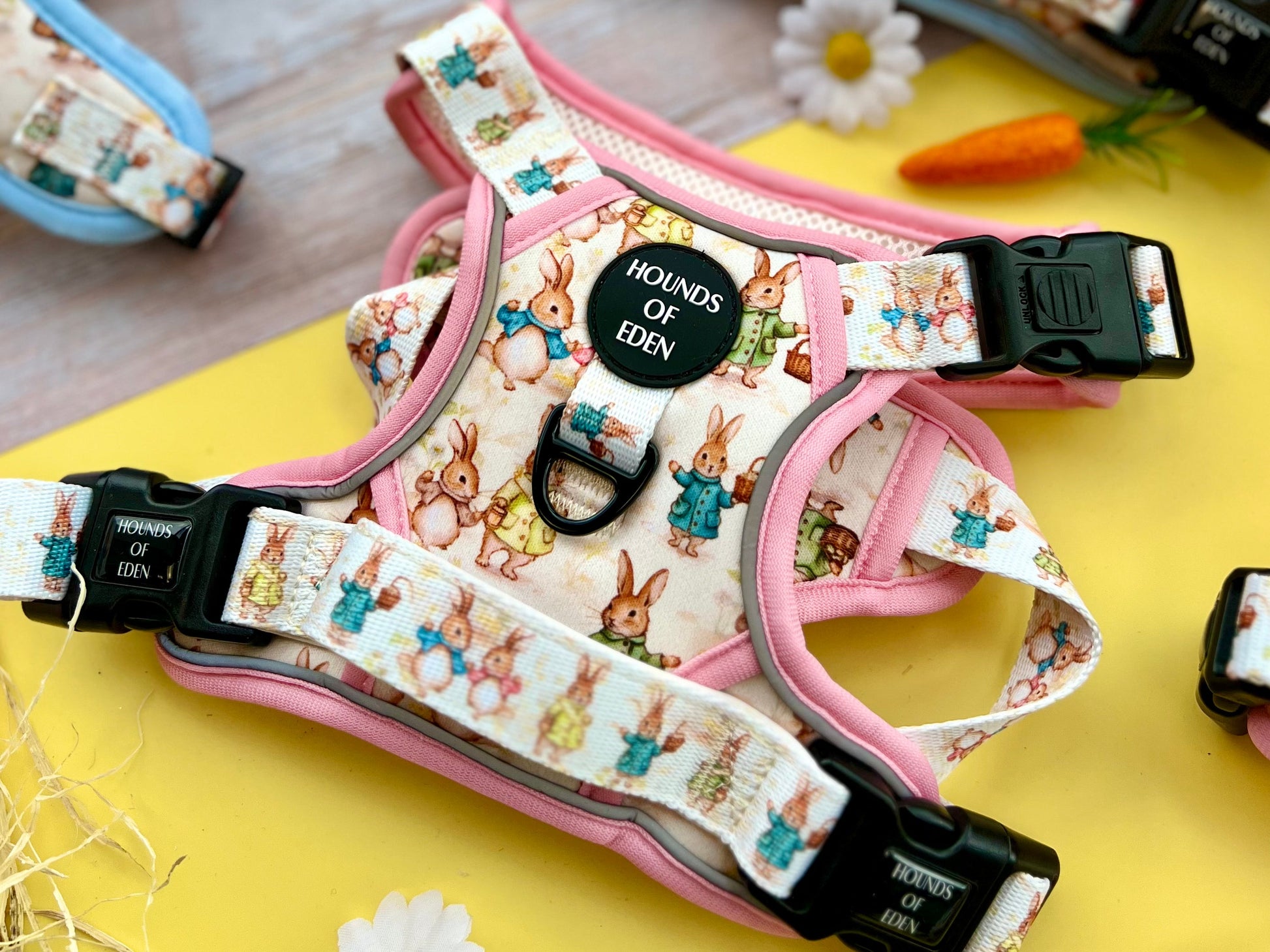 Bunny Tales - Pink, Dog Supaw Strong™ Lite Harness (XS-XL) - The Bark Market