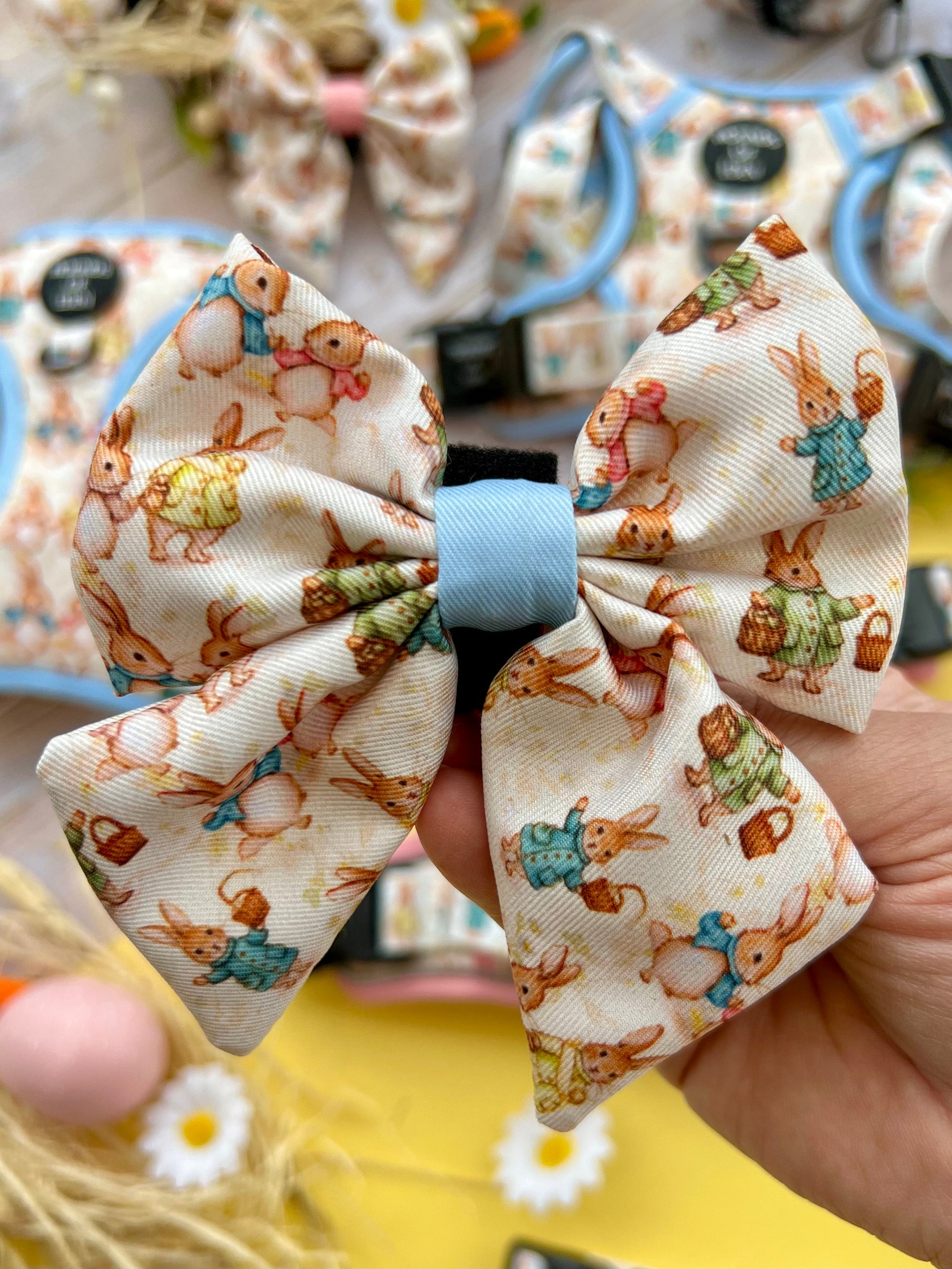 Bunny Tales - Blue, Sailor Bow Tie - The Bark Market
