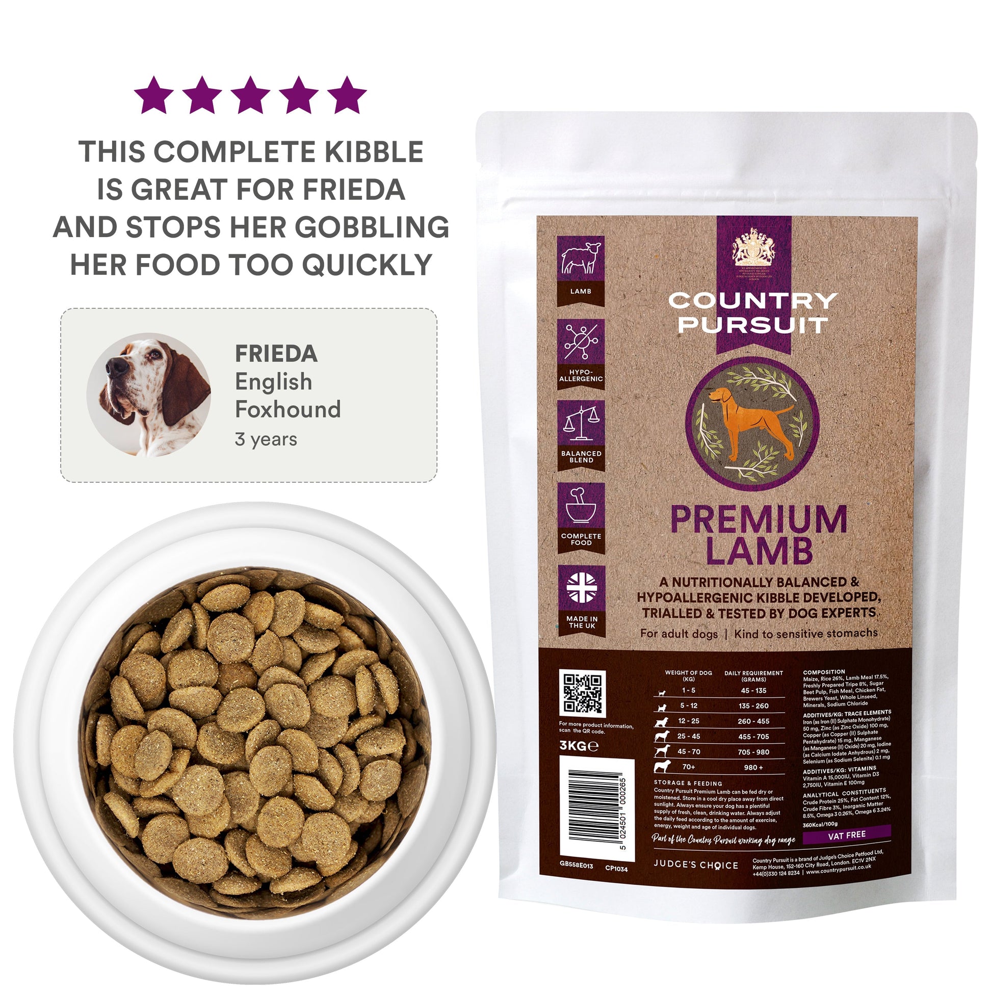 Country Pursuit Lamb, Rice & Tripe - Premium Range - The Bark Market