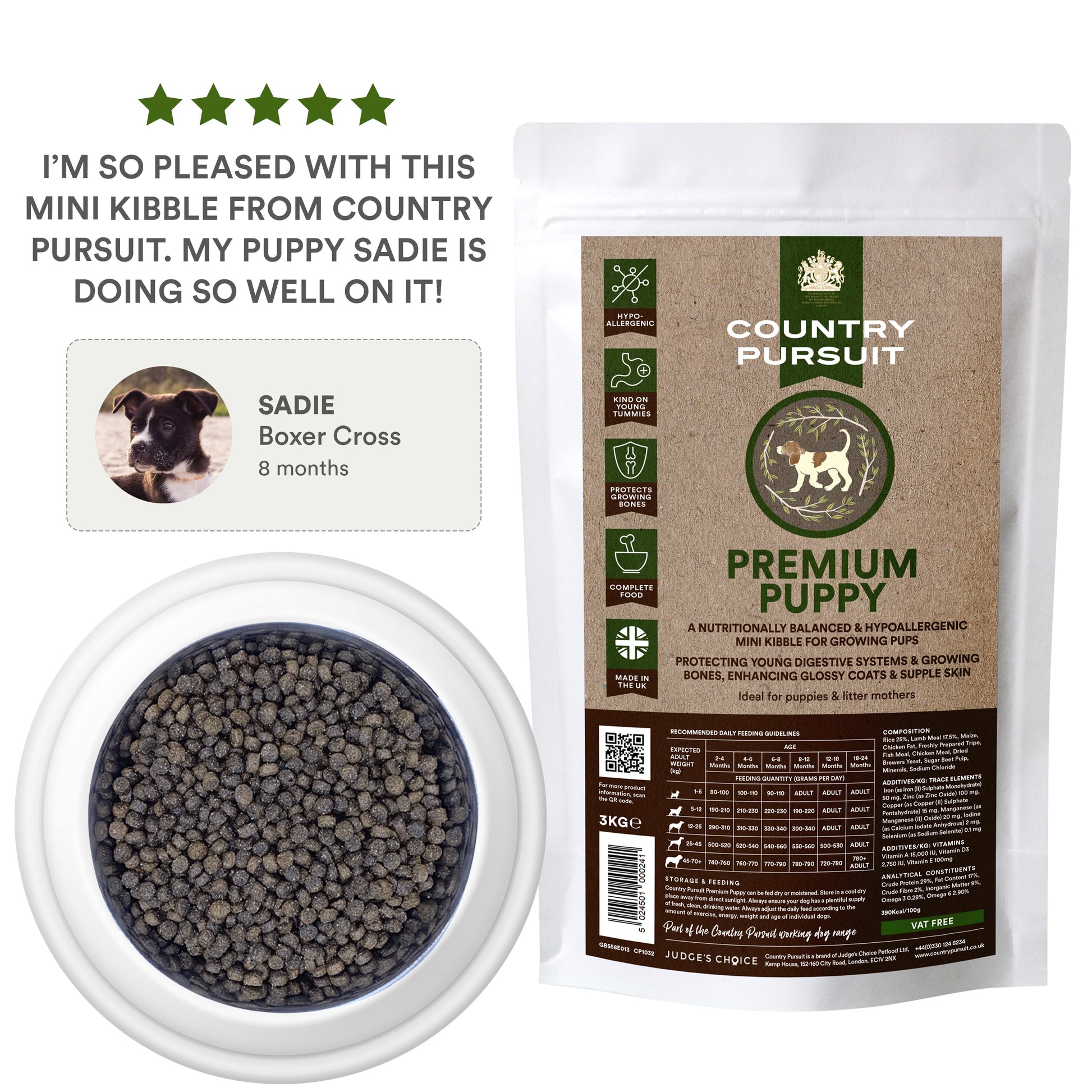 Premium Puppy Dry Dog Food - The Bark Market