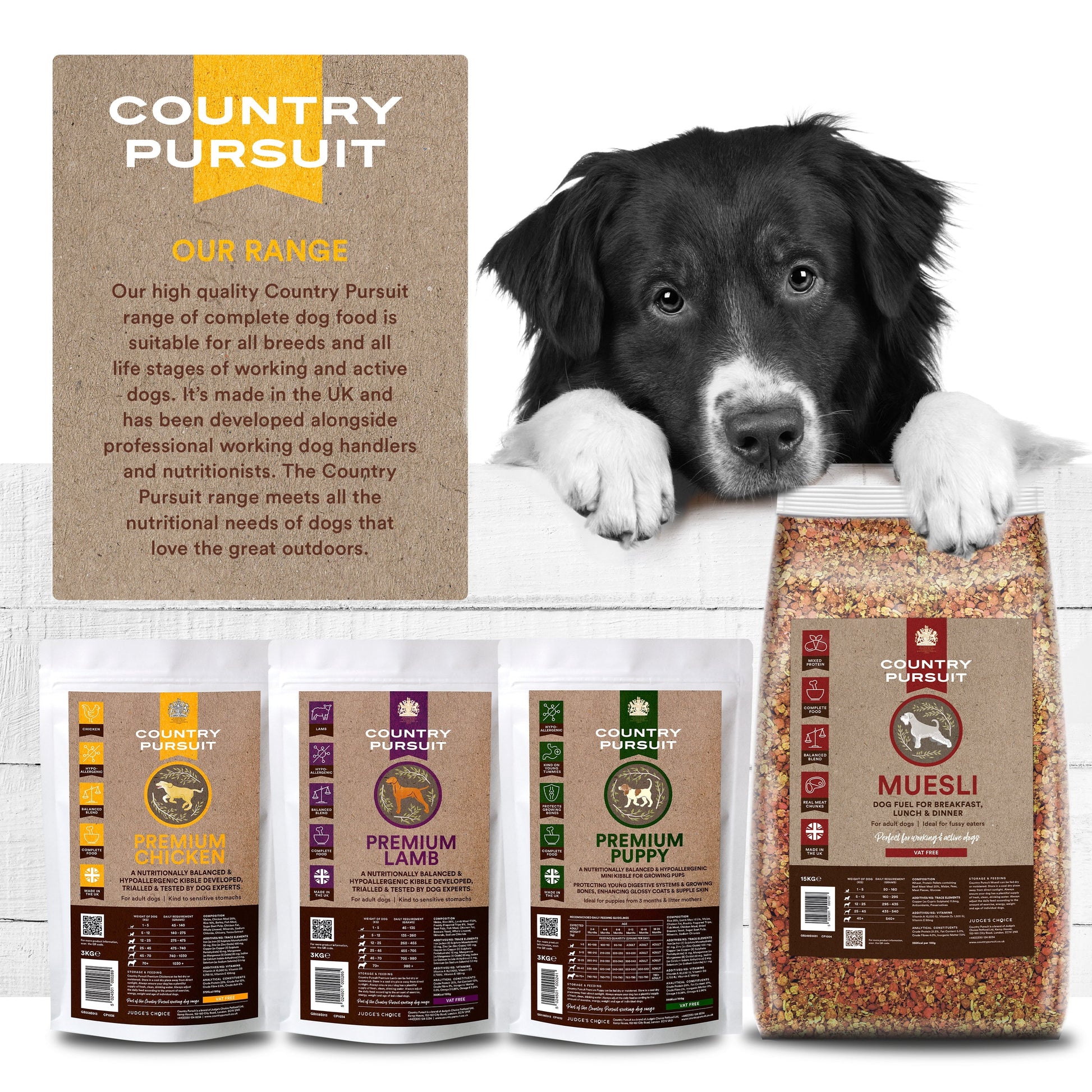 Premium Chicken & Rice Adult Dry Dog Food - The Bark Market
