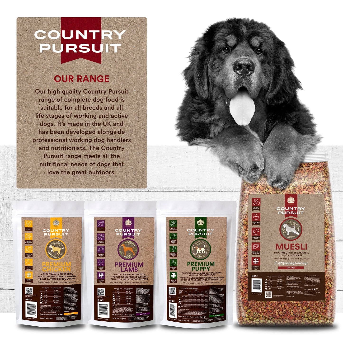 Country Pursuit Muesli Semi-Moist Complete Adult Dry Dog Food 15kg