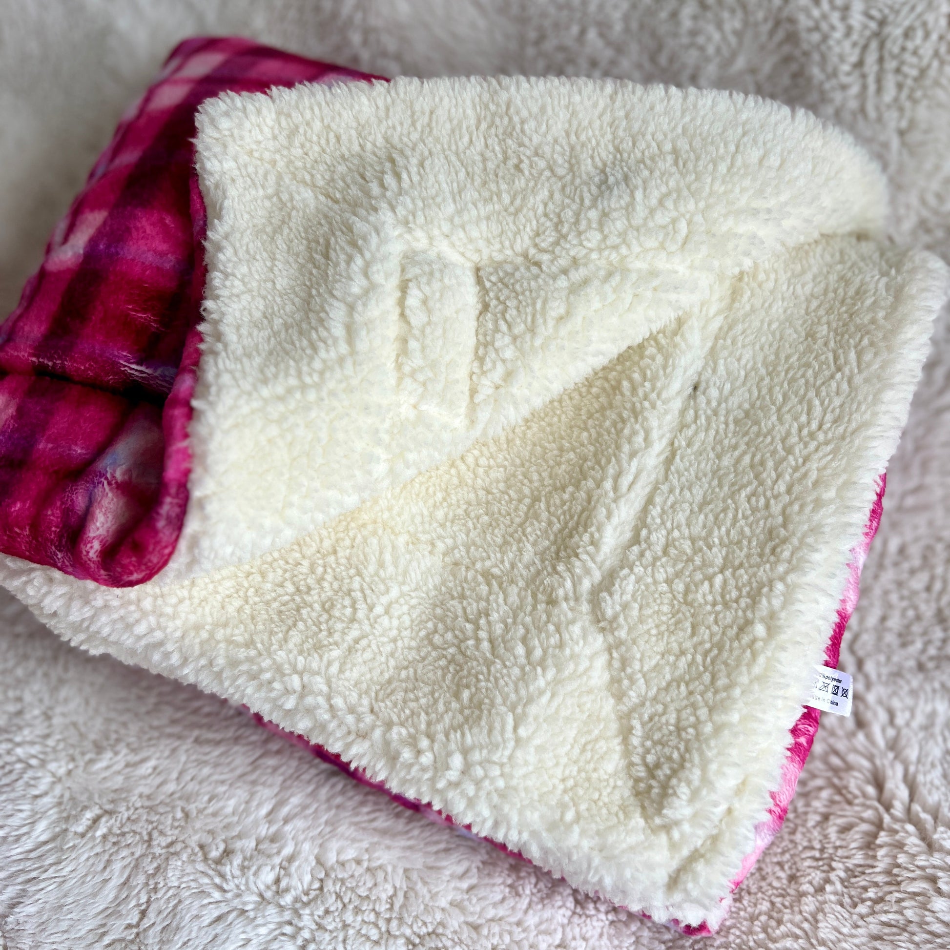 Rose Berry Plaid Snuggle Blanket - The Bark Market