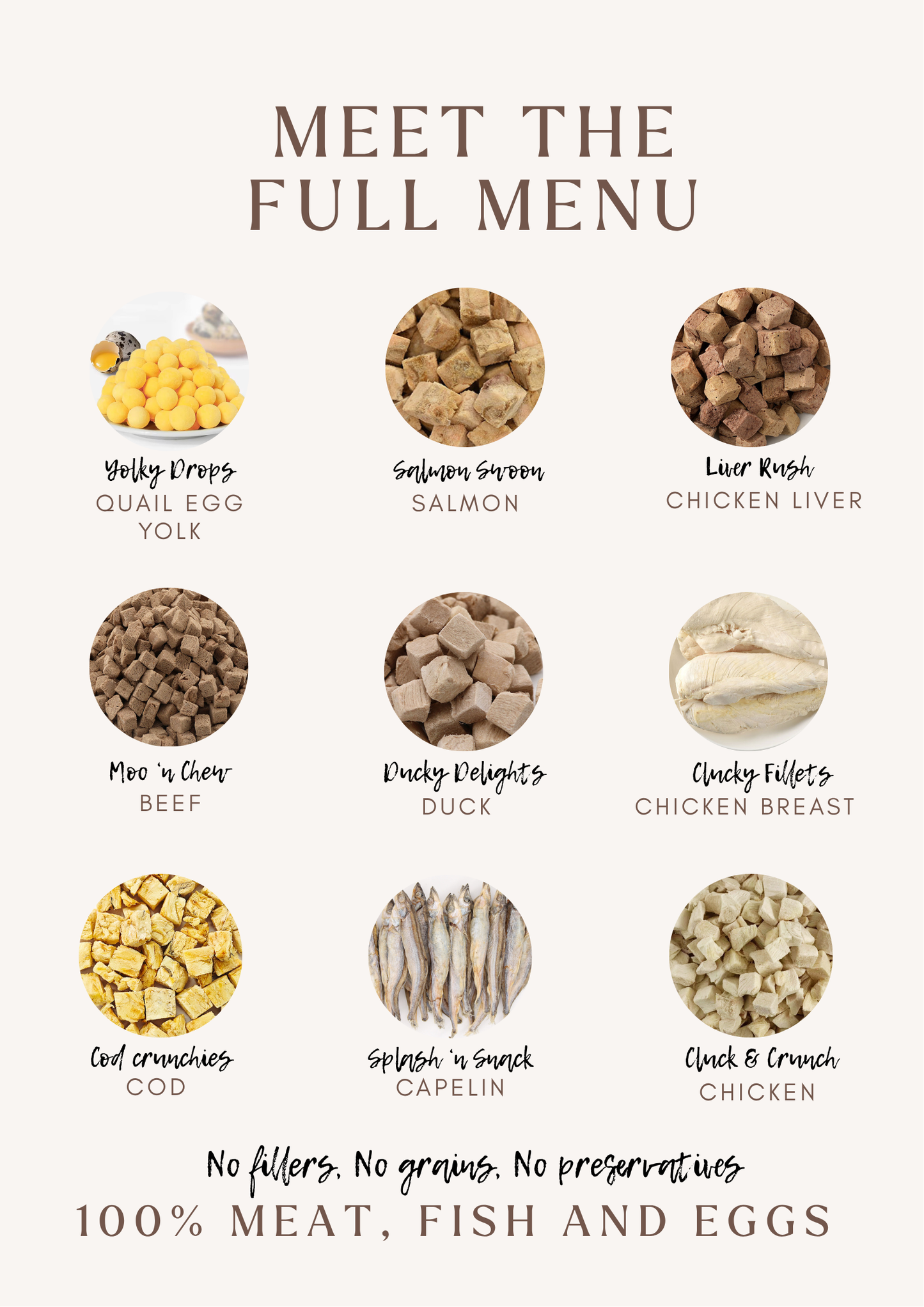 Taster Pack - 5 Freeze-Dried Pet Treats | Try All Flavours | Tail Tips UK