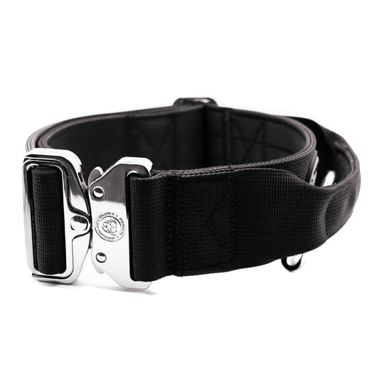 5cm Nylon BTactical™ Collar | Midnight Black - The Bark Market
