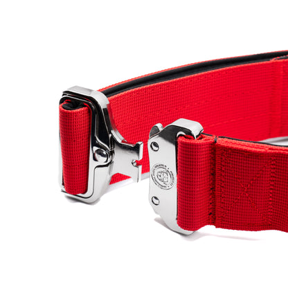5cm Nylon BTactical™ Collar | Citrus Red - The Bark Market