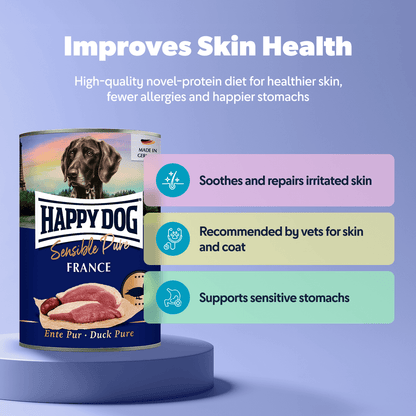 Pure Duck Wet Dog Food (France)