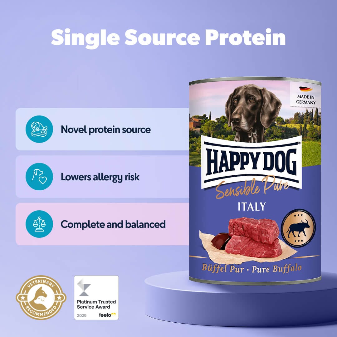 Sensitive Pure Buffalo Wet Dog Food (Italy)