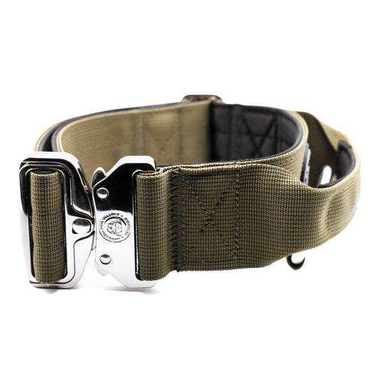 5cm Nylon BTactical™ Collar | Khaki Green - The Bark Market