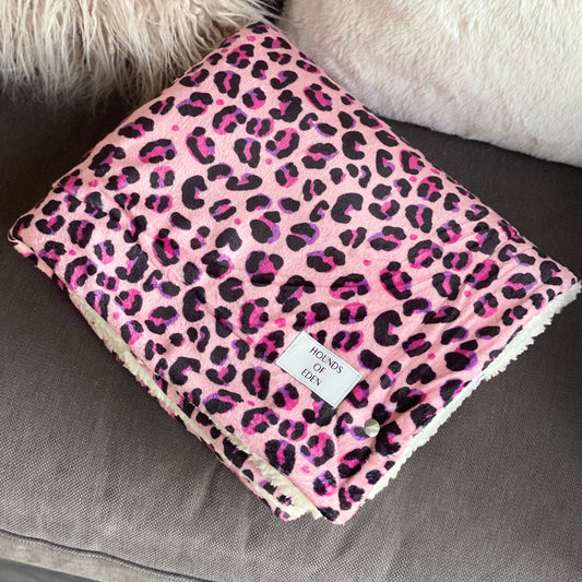 Blushing Leopard Snuggle Blanket - The Bark Market