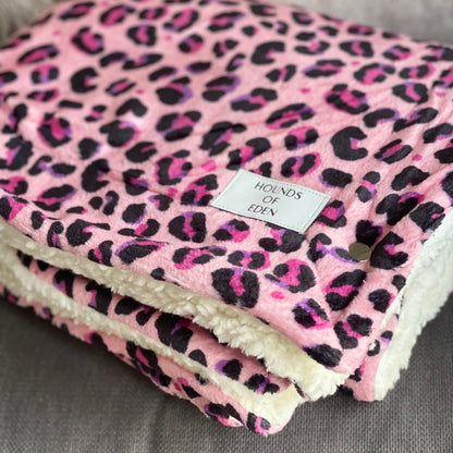 Blushing Leopard Snuggle Blanket - The Bark Market