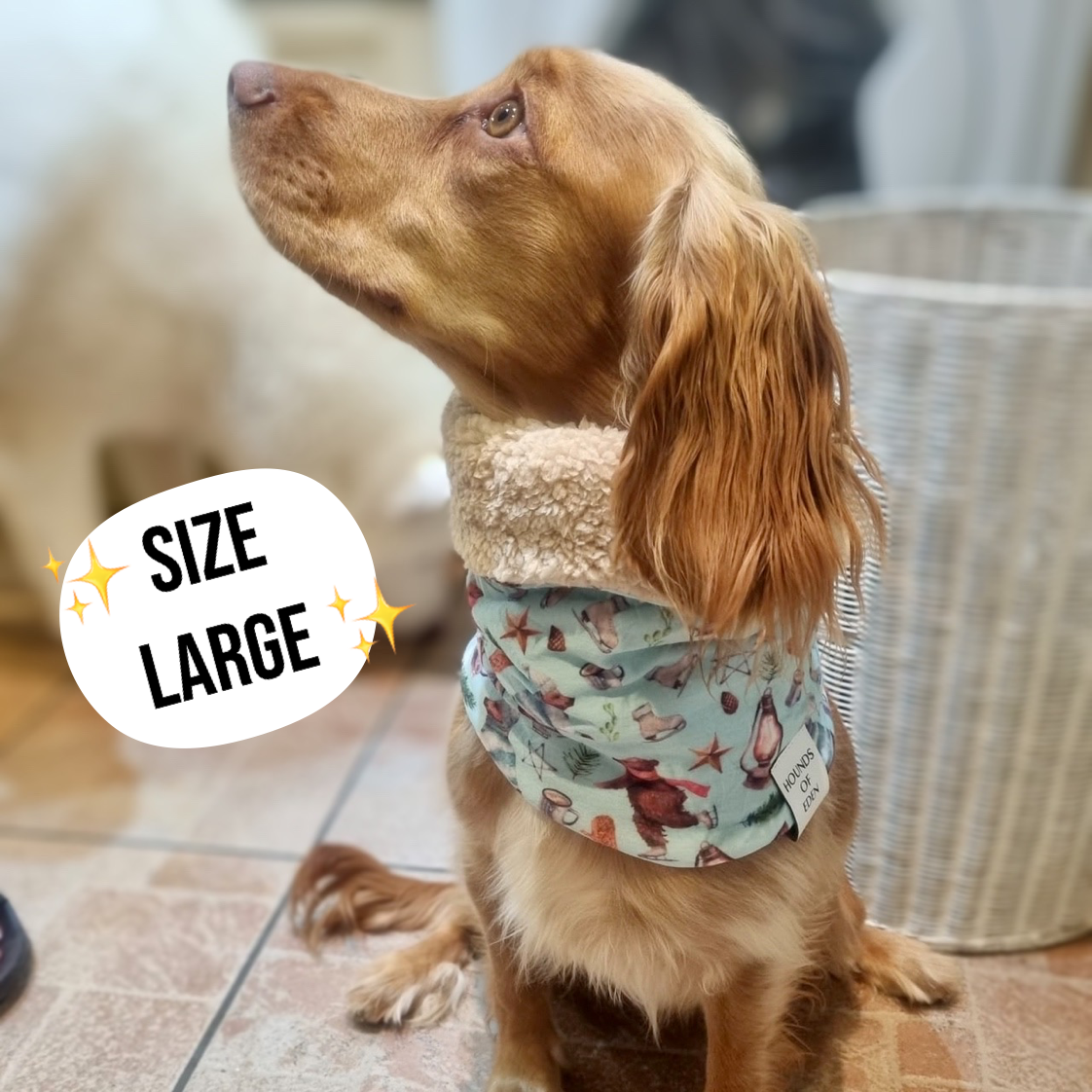 Arctic Wonderland Dog Snood - The Bark Market