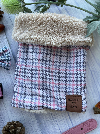 Pink Houndstooth Dog Harness (XXS-XS) - The Bark Market