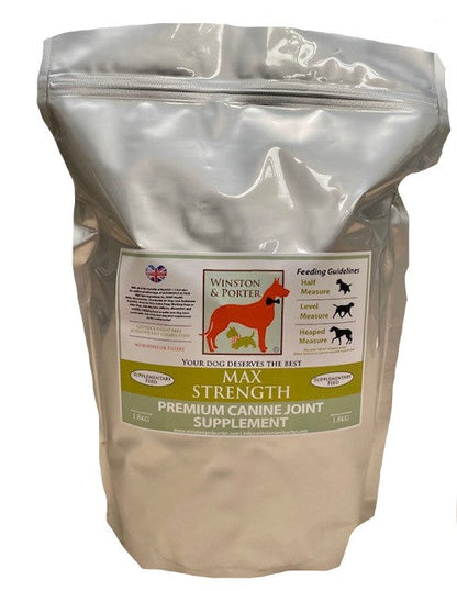 Max Strength Premium Canine Joint Supplement - Adult Working & Performance From - The Bark Market