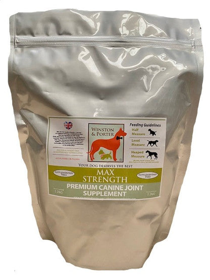 Max Strength Premium Canine Joint Supplement - Adult Working & Performance From - The Bark Market