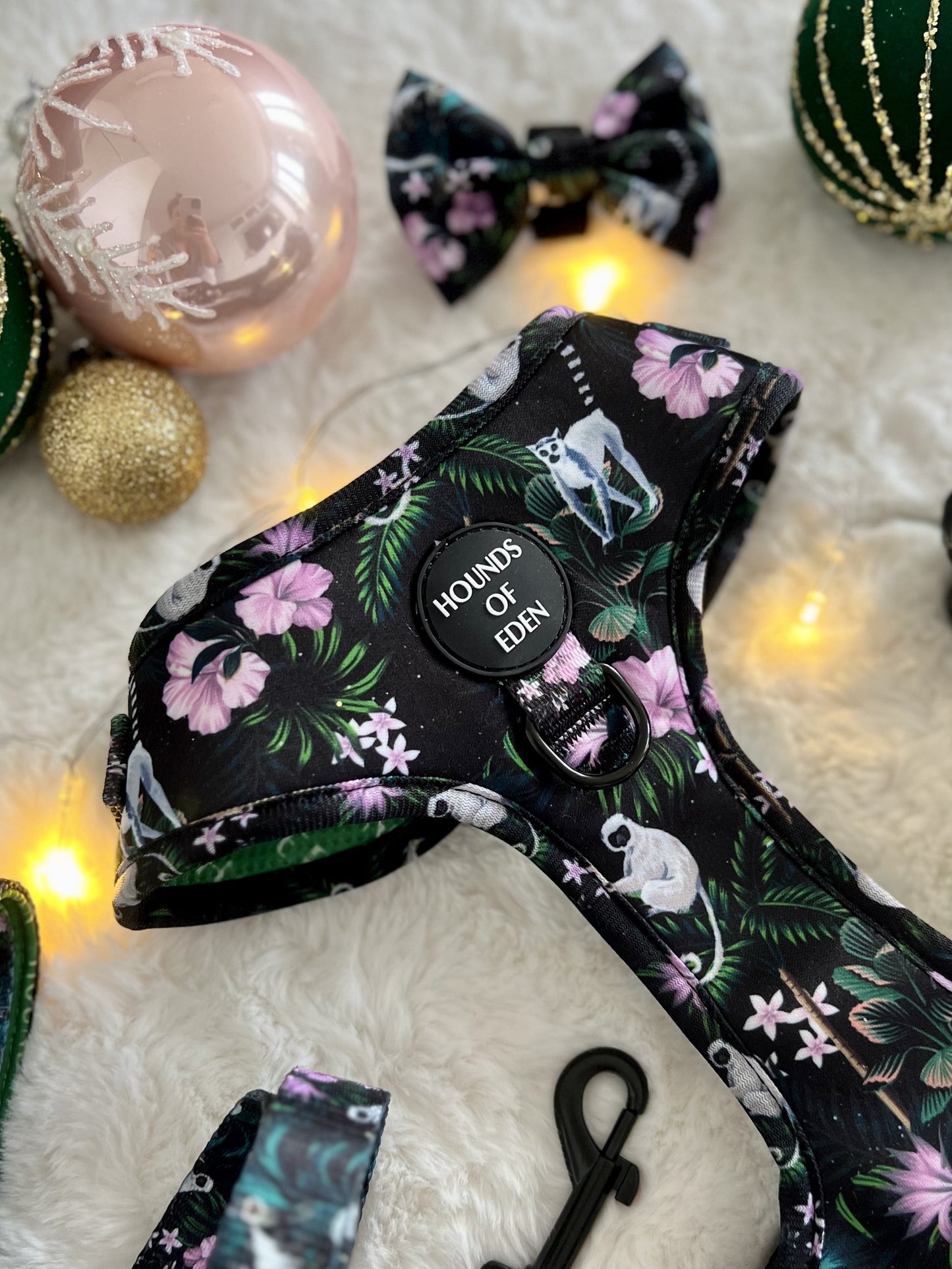 Midnight Madagascar Design Dog Bow Tie - The Bark Market