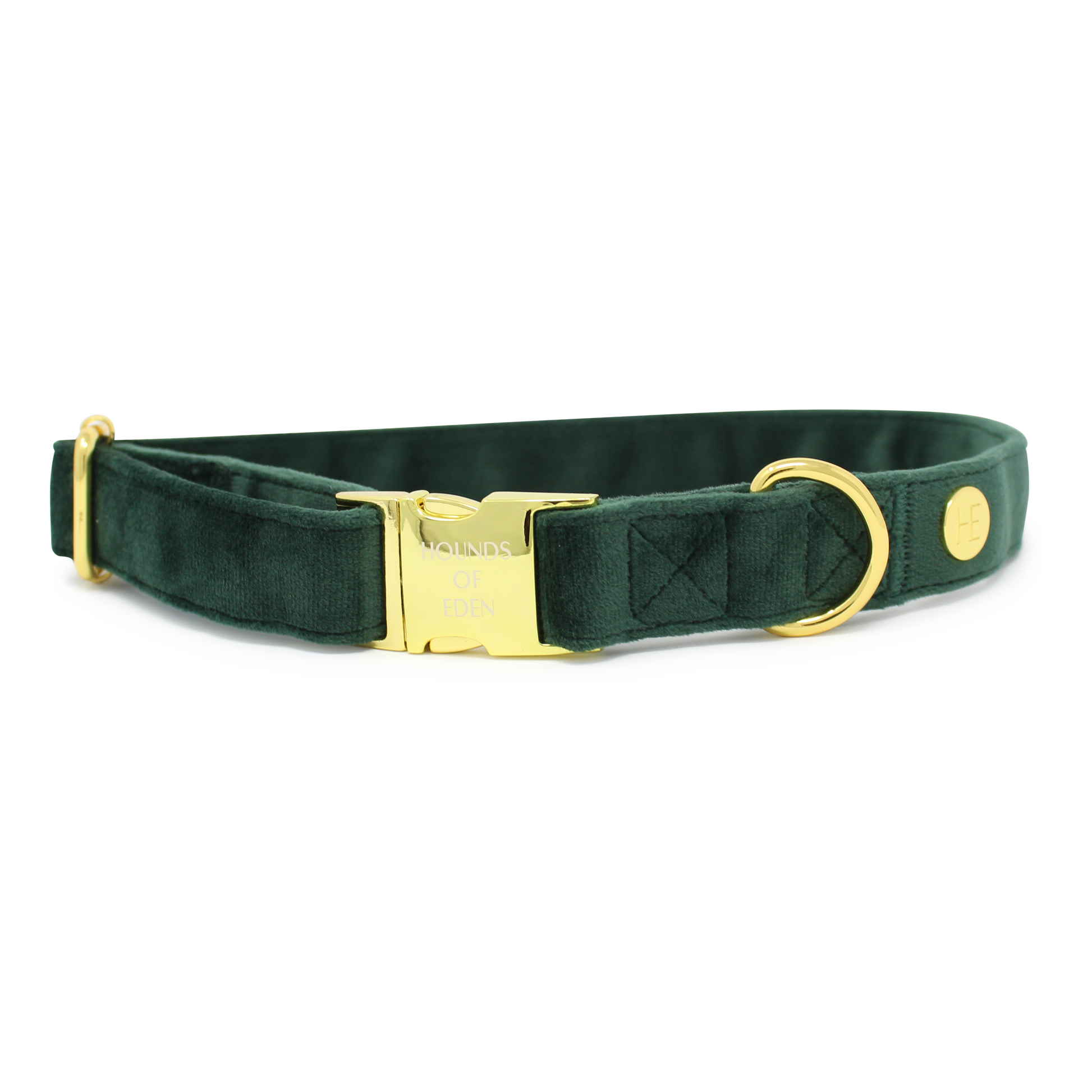 Olive Green Velvet Harness - The Bark Market