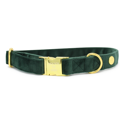 Olive Green Velvet Harness - The Bark Market