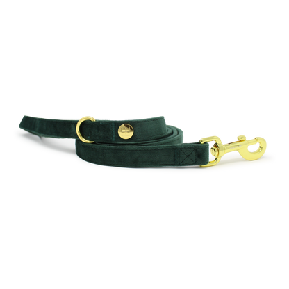 Olive Green Velvet Harness - The Bark Market