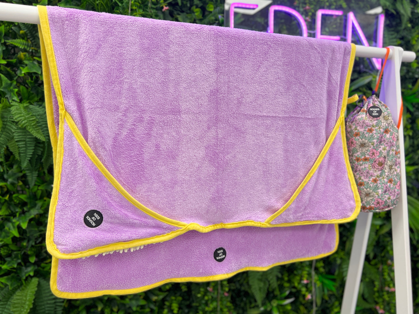 Wild Blossom - Dog Towel + Carry Bag - The Bark Market