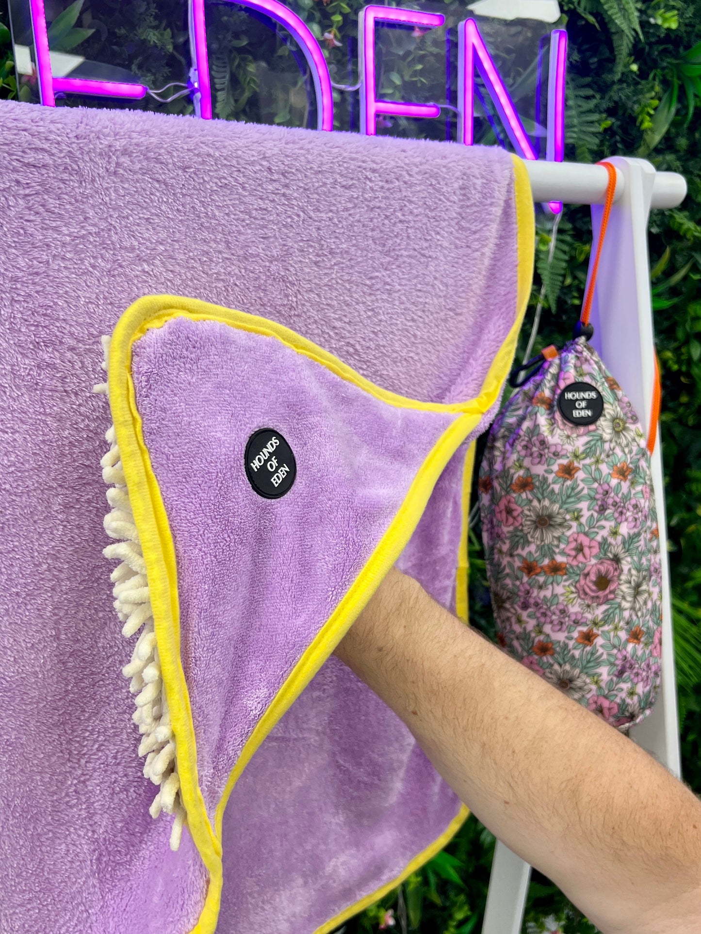 Wild Blossom - Dog Towel + Carry Bag - The Bark Market