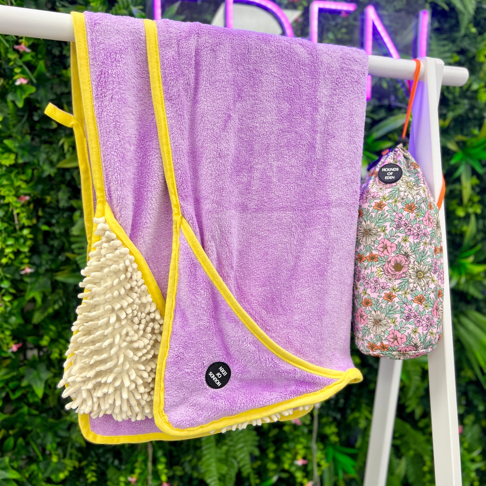 Wild Blossom - Dog Towel + Carry Bag - The Bark Market