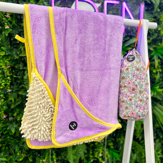 Wild Blossom - Dog Towel + Carry Bag - The Bark Market