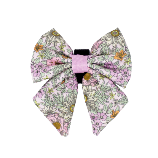Wild Blossom - Dog Sailor Bow Tie - The Bark Market