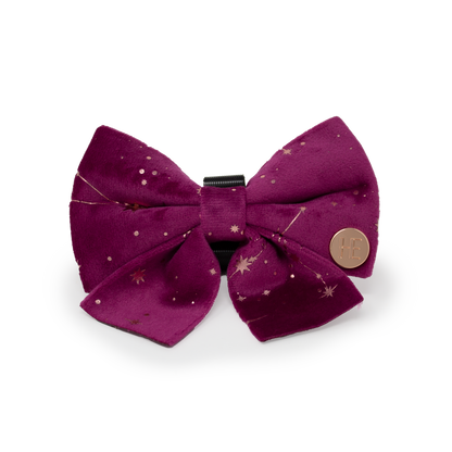 Magenta Sky Velvet Harness - The Bark Market