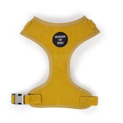 Mustard Yellow Corduroy Harness - The Bark Market