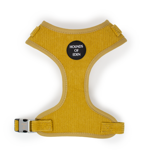 Mustard Yellow Corduroy Harness - The Bark Market
