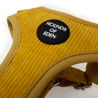 Mustard Yellow Corduroy Harness - The Bark Market