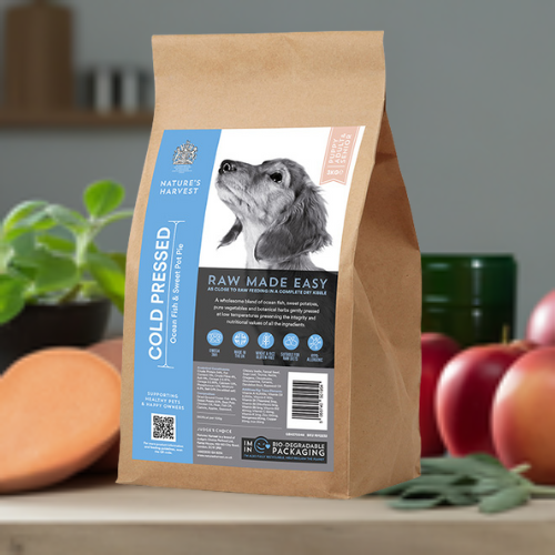 Cold Pressed Ocean Fish and Sweet Potato 3KG Hypoallergenic Dog Food - Raw Made Easy - The Bark Market