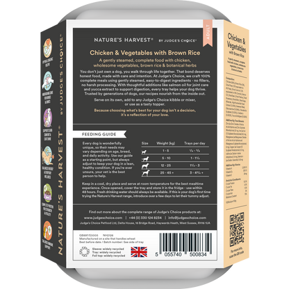 Chicken & Vegetables with Brown Rice Wet Dog Food - Adult - The Bark Market