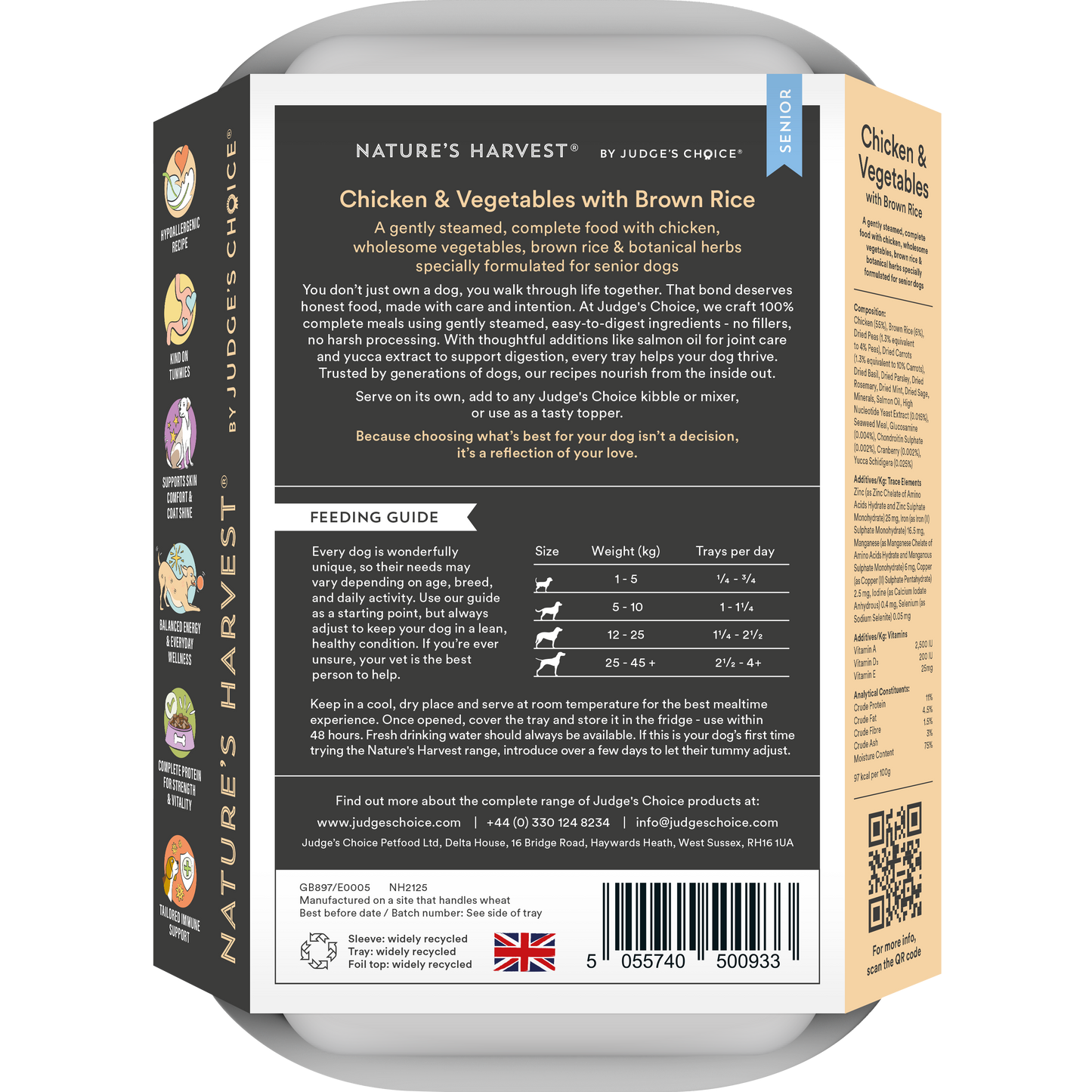 Chicken & Vegetables with Brown Rice - Senior - The Bark Market