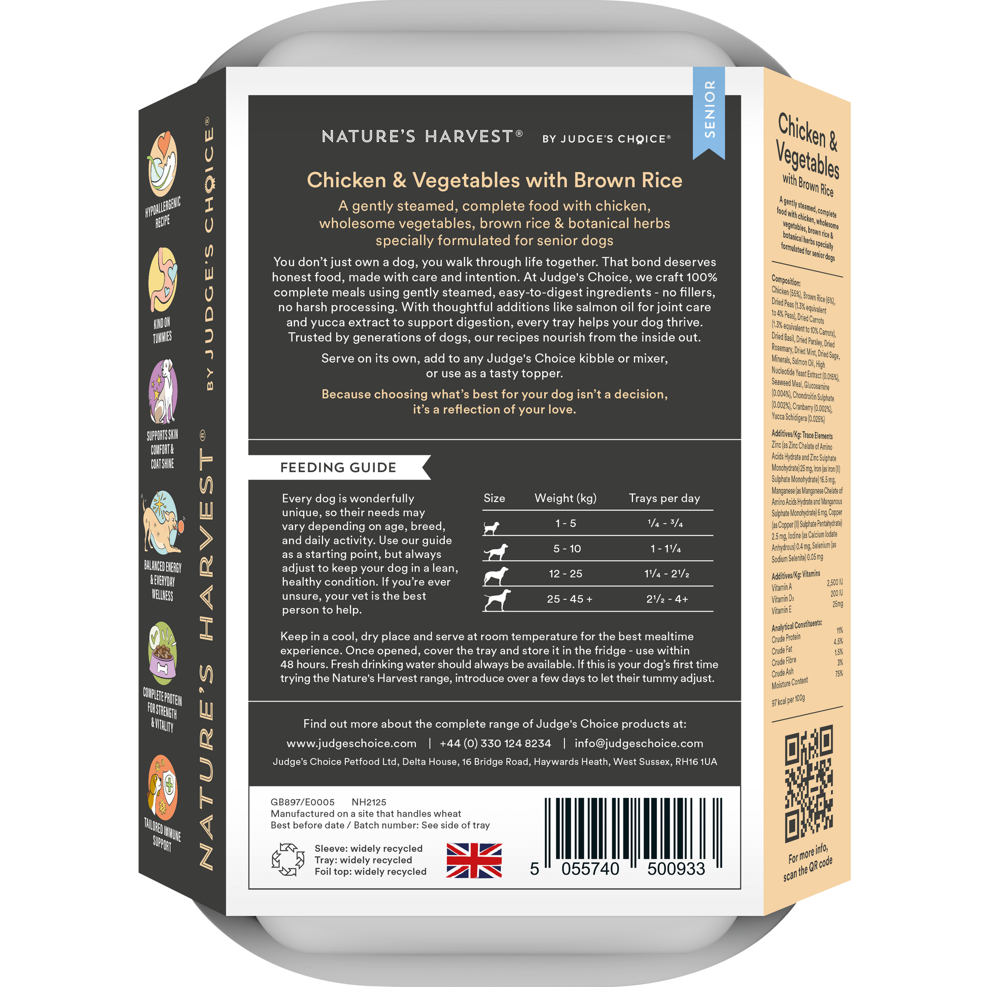 Chicken & Vegetables with Brown Rice - Senior - The Bark Market