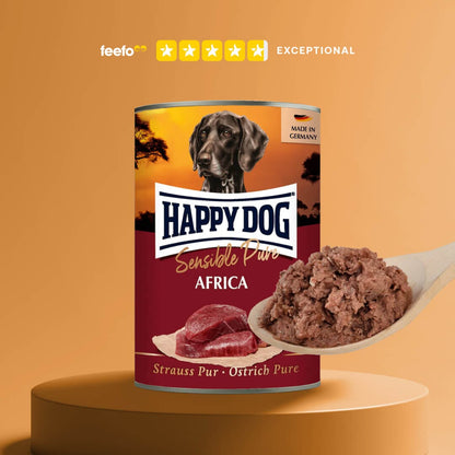 Pure Ostrich Wet Dog Food (Africa)